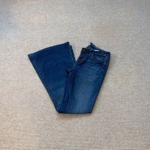 LEI Ashley Jeans Size 13 Ultra Low Rise Flare